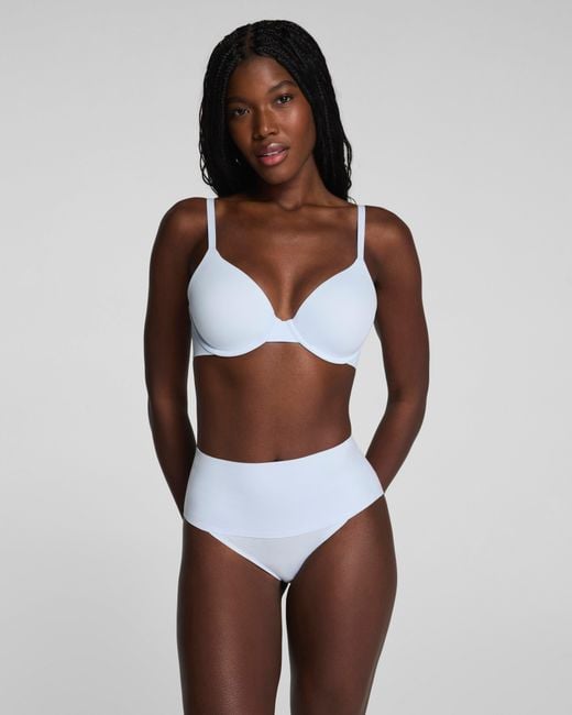 Spanx White Supersmooth Brava Push-Up Bra