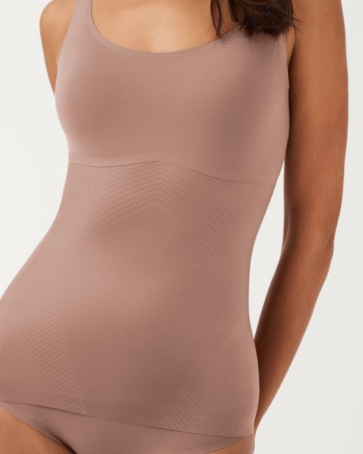 Spanx Brown Shape Invisible Tank Top