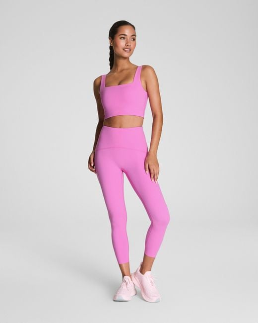 Spanx Pink Shape Booty Boost 7/8 Leggings