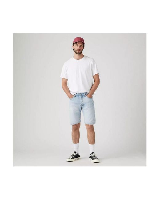 Levi's Korte Broek 501 Original Shorts Light Thread Ltwt Sh in het Blue voor heren