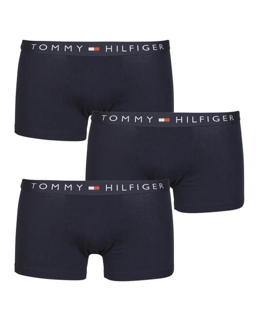 Boxers 3P TRUNK Tommy Hilfiger pour homme en coloris Blue
