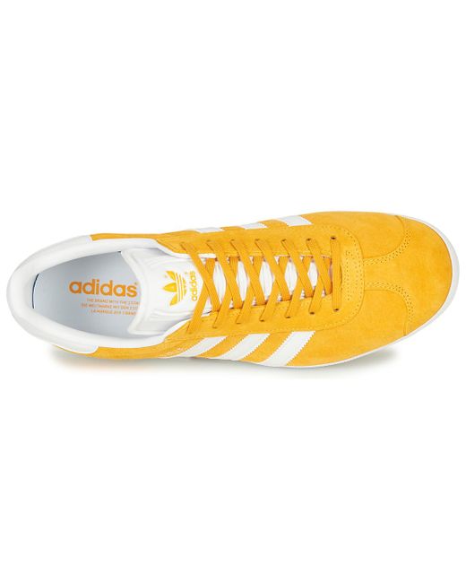 adidas gazelle geel