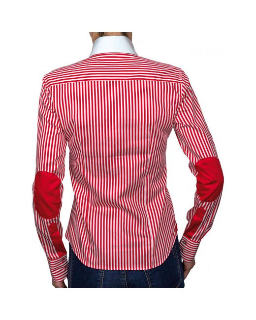 Chemise chemise a rayures borsalino rouge Andrew Mc Allister en coloris Red