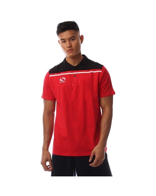 Polo Precision Sondico pour homme en coloris Red