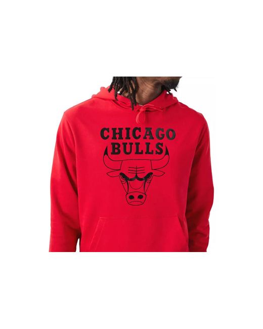 Sweat-shirt Chicago Bulls NBA Foil KTZ pour homme en coloris Red