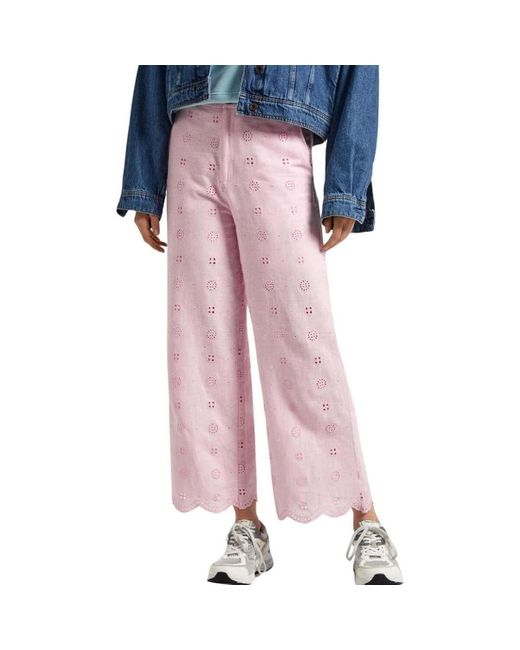 Pantalon Pepe Jeans en coloris Pink