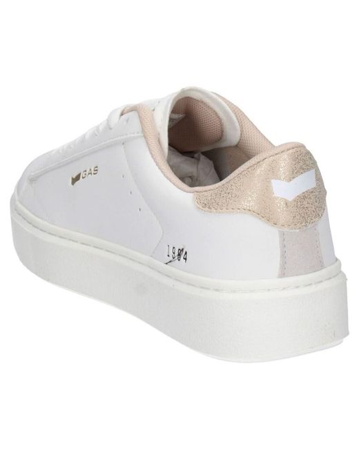 Baskets Basses Gas en coloris White