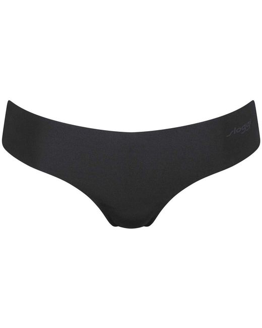 Strings String Zero Microfiber Hipstring 2.0 Sloggi en coloris Black