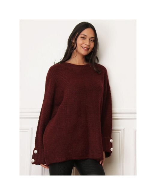 Pull Pulls Pour Femme La Modeuse en coloris Red