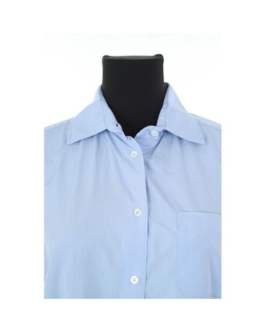 Chemise Chemise en coton bleue Max Mara en coloris Blue