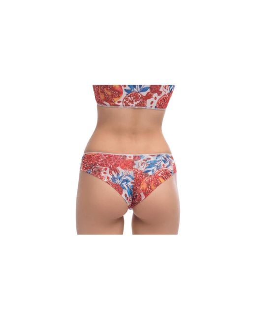 Maillots de bain Bikini Bronzant Bresilien Pomegranate Rouge Bonnature en coloris Pink