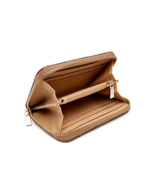 Portefeuille EST 4G multi Guess en coloris Brown