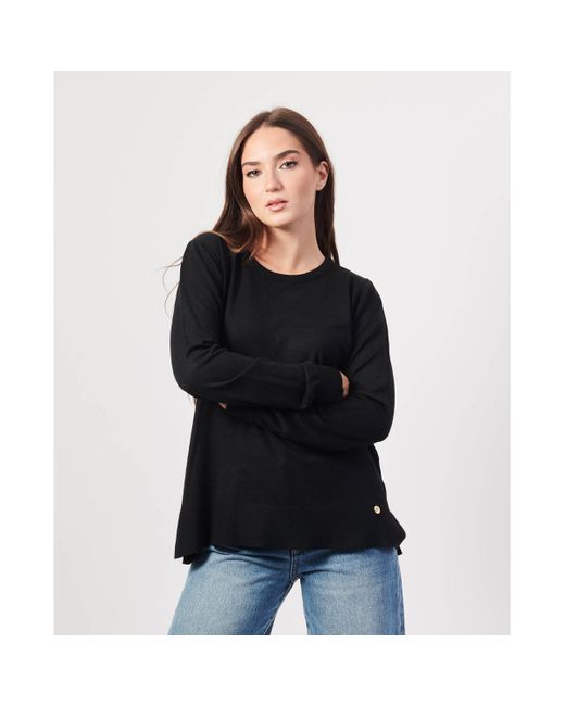 Pull Pull noir en viscose mélangée Yes Zee en coloris Black