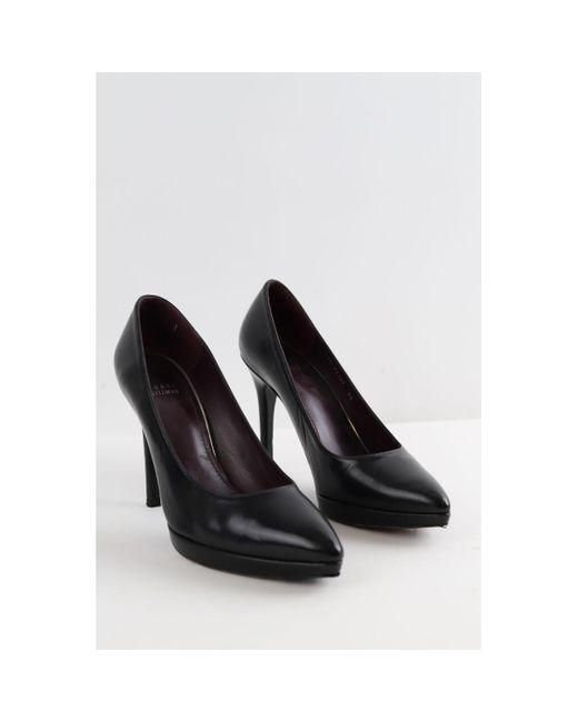 Chaussures escarpins Talons en cuir Stuart Weitzman en coloris Black