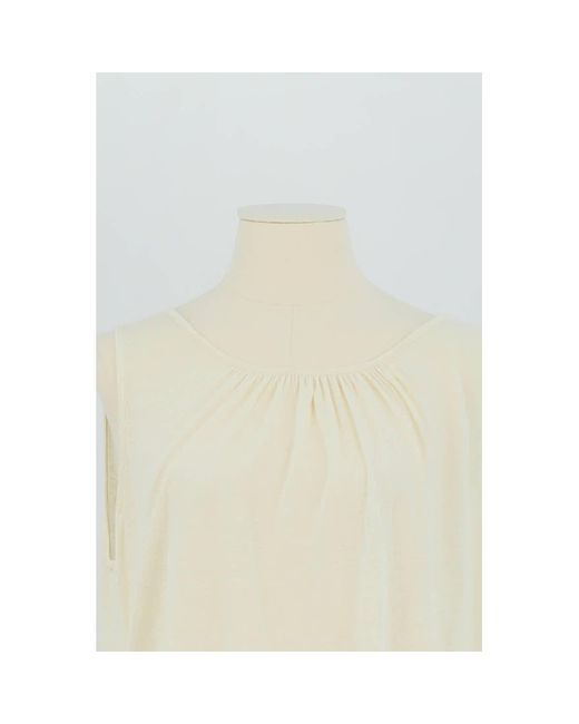 Blouses Top sans manche beige Bellerose en coloris White