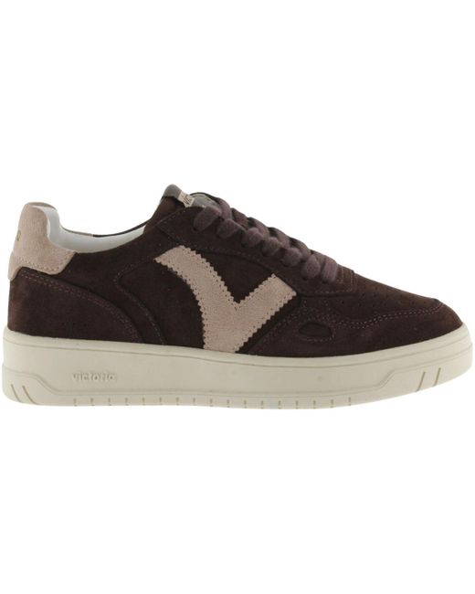 Victoria Sneakers Baskets Daim Bicolore Séoul Femme in het Black