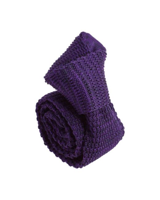 Cravates et accessoires Cravate tricot ARCOBALENO Clj Charles Le Jeune pour homme en coloris Purple