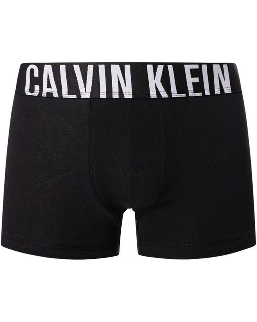 Caleçons Lot de 3 caleçons Intense Power Calvin Klein pour homme en coloris Black