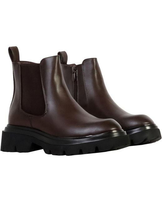Bottines Bottines À Zip Super Mode en coloris Brown