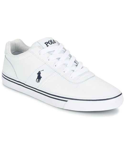 Polo Ralph Lauren Lage Sneakers Hanford in het Wit voor heren - Bespaar 19%  - Lyst