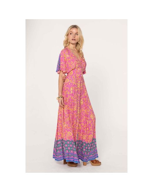 Robe Robe Flore Last Queen Paris en coloris Pink