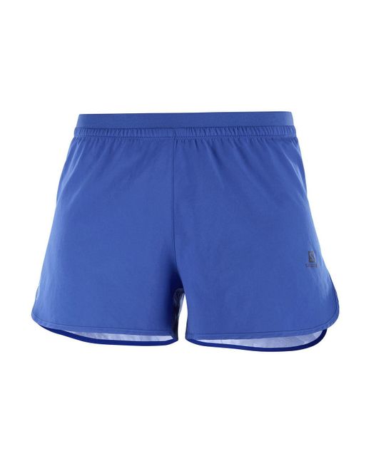 Pantalon CROSS 3 SHORT W Salomon en coloris Blue