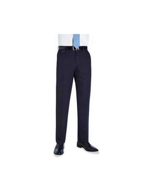 Pantalons de costume BK401 Brook Taverner pour homme en coloris Blue