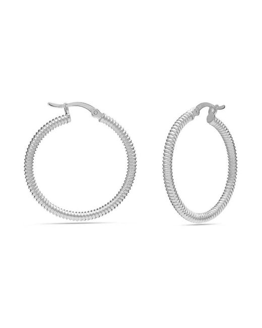 Boucles Oreilles Bipe034-Plateado Bibei en coloris Metallic