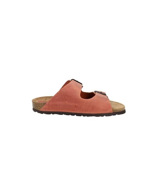 Mules Interbios en coloris Brown