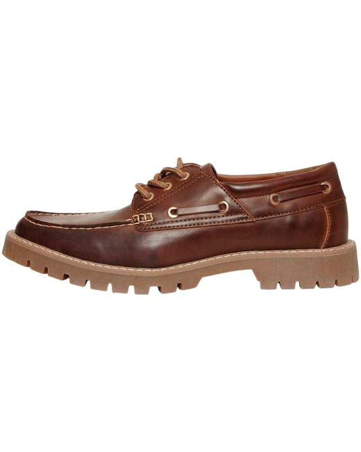 Chaussures Bateau Arrowton Threadbare pour homme en coloris Brown