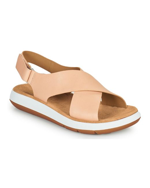 clarks hot pink sandals