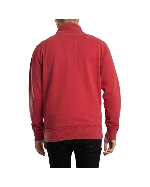 Sweat-shirt Sweat-shirt athlétique vintage à demi-zip Superdry pour homme en coloris Red