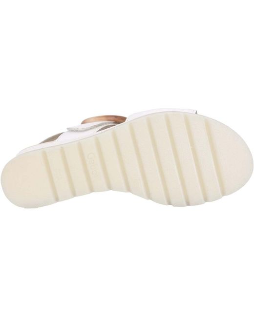 Sandales Compensées 44.645.21 Gabor en coloris White