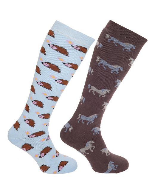 Chaussettes 212 Universal Textiles en coloris Blue