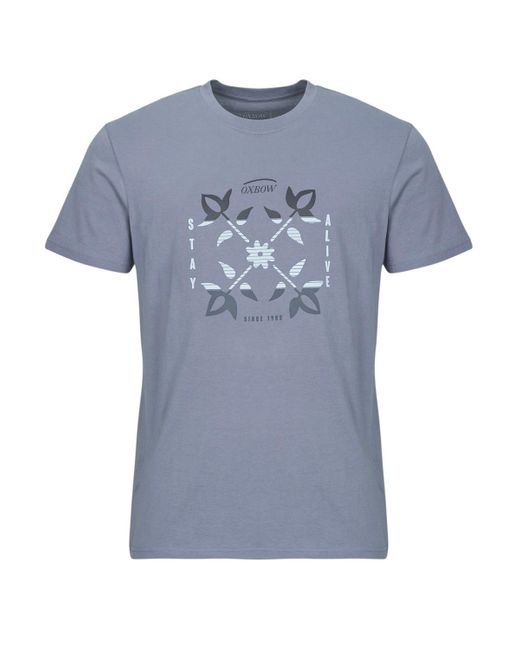 T-Shirt R2Cross di Oxbow in Blue da Uomo