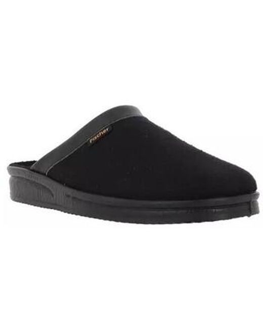 Chaussons Chaussons Fischer pour homme en coloris Black
