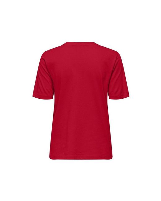 T-shirt T-Shirt ONLY en coloris Red