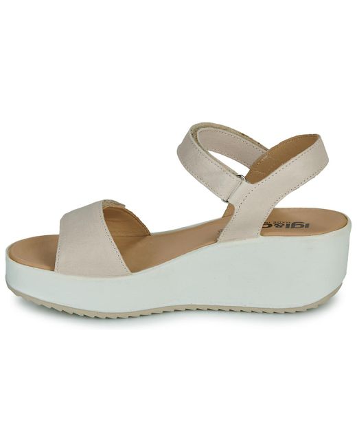 Igi&co Metallic Keilabsatzsandalen D.Candy