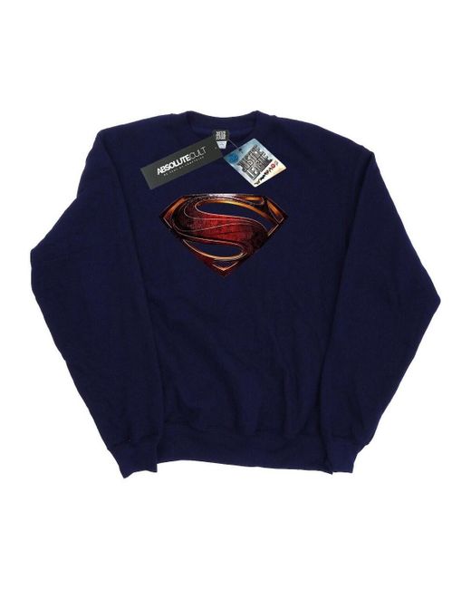 Sweat-shirt Justice League Movie Superman Emblem Dc Comics pour homme en coloris Blue