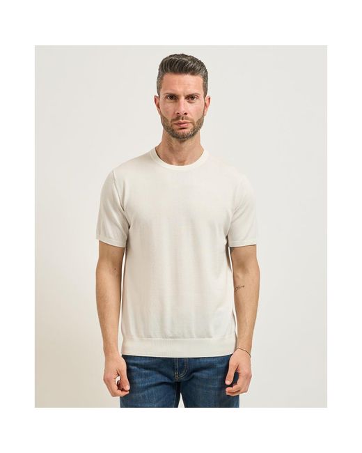 Pull Pull Settemezzo avec Côtes SETTE/MEZZO pour homme en coloris White