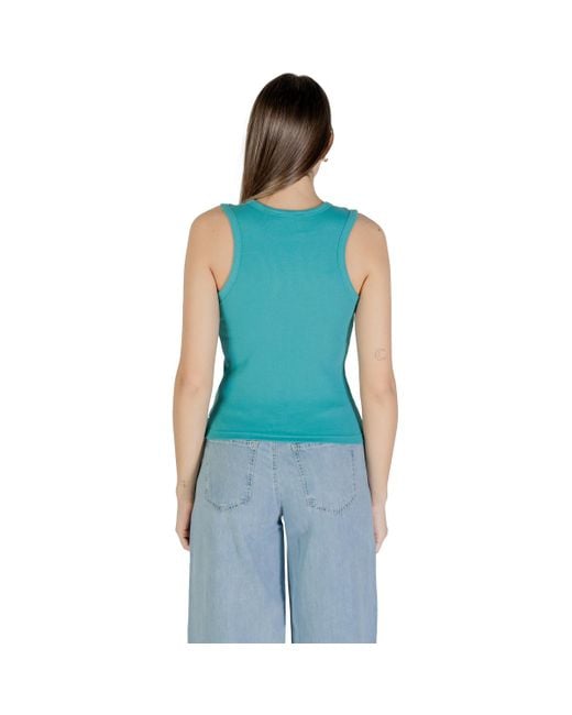 Blouses A - WOVEN LABEL 2X2 LV047C201G Calvin Klein en coloris Blue