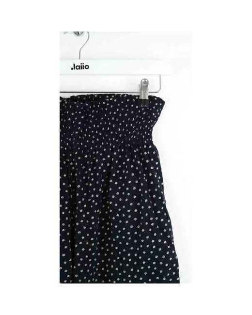 Pantalon Pantalon droit en coton noir KENZO en coloris Blue