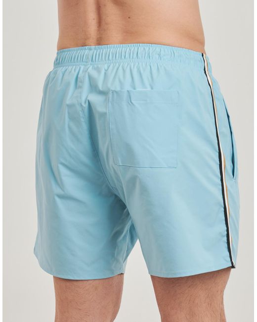 Maillots de bain Iconic Boss pour homme en coloris Blue