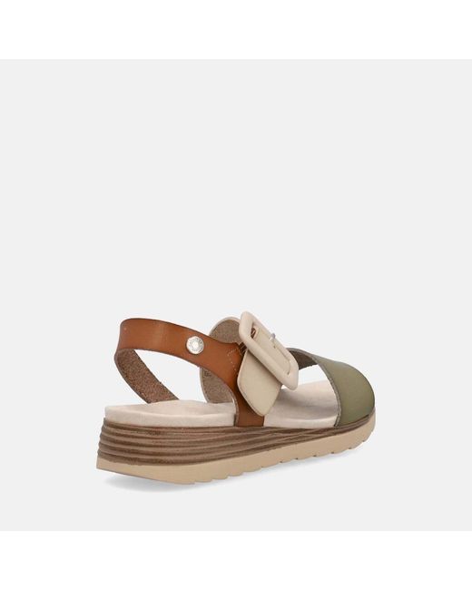 Sandales compensées SANDALO Refresh en coloris Brown
