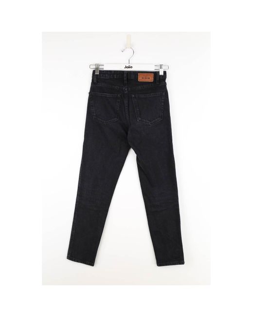 Jeans Jean slim en coton Sezane en coloris Black