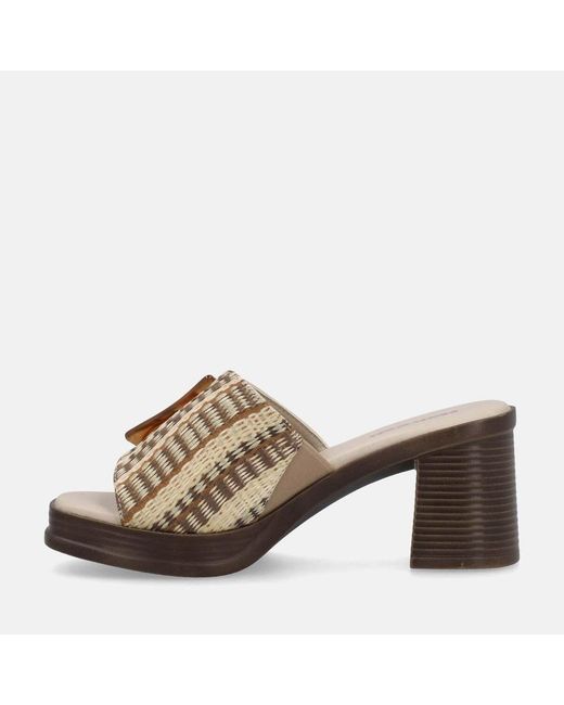 Mules CIABATTE TACCO Refresh en coloris Brown