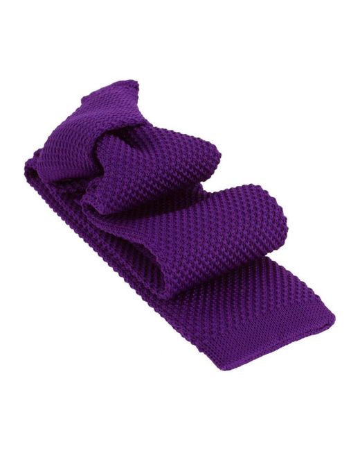 Cravates et accessoires Cravate tricot ARCOBALENO Clj Charles Le Jeune pour homme en coloris Purple