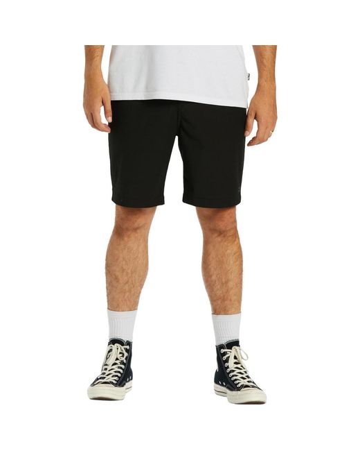 Short Crossfire Solid 20"" Billabong pour homme en coloris Black