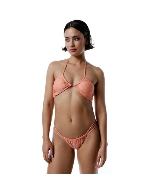 Maillots de bain Haut de bikini triangular Tangle Black Limba en coloris Brown