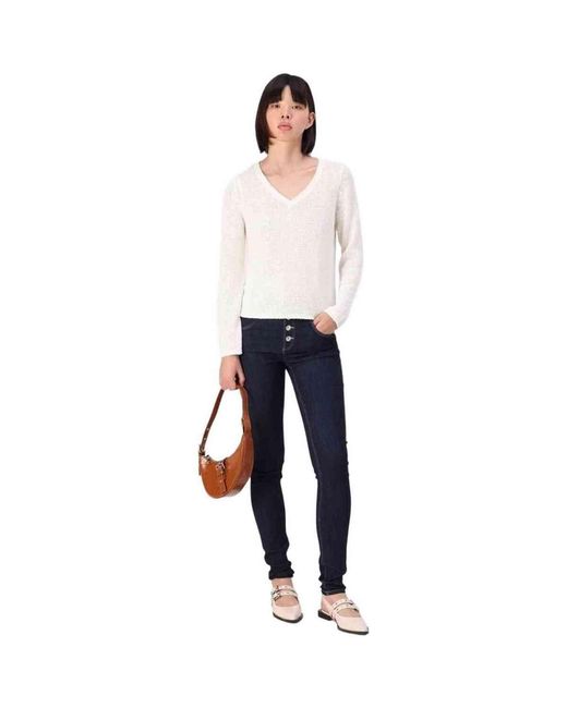Pull 077-52236353667411 ONLY en coloris White